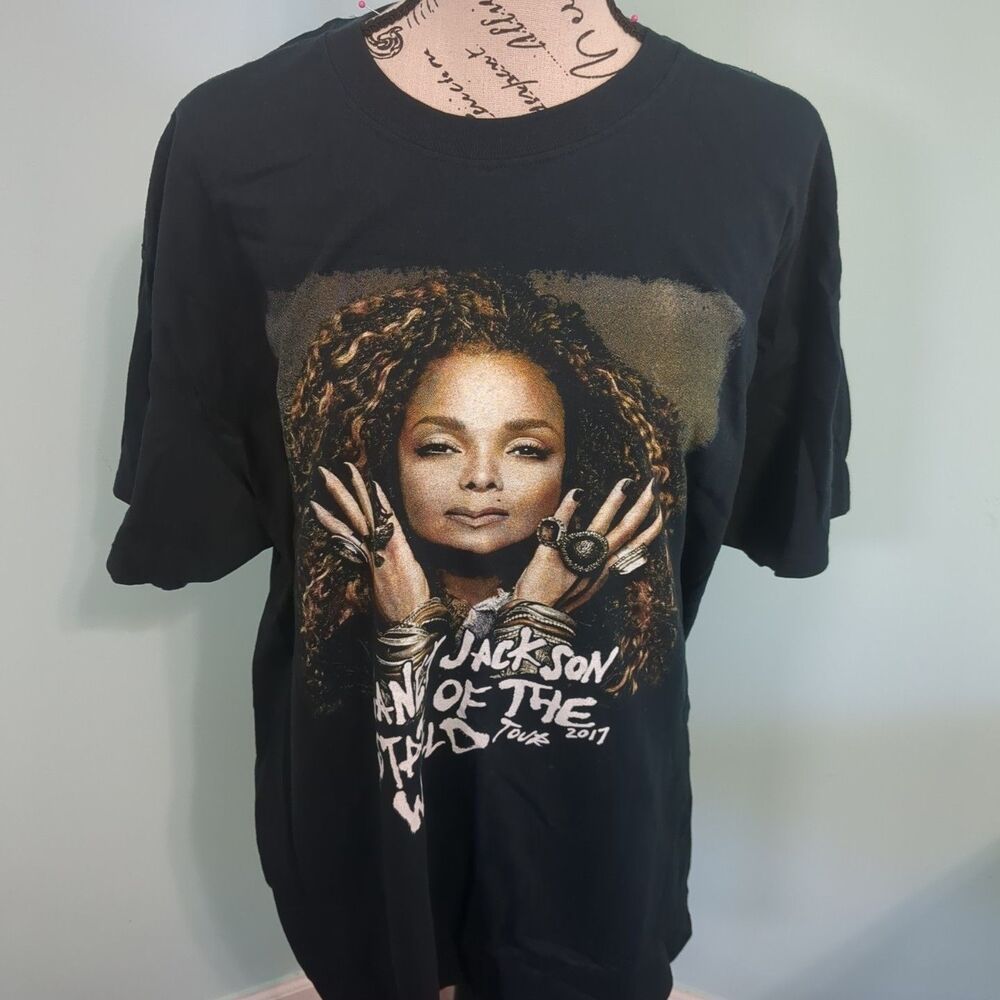 Janet Jackson state of the world tour 2017 tshirt extra large merch